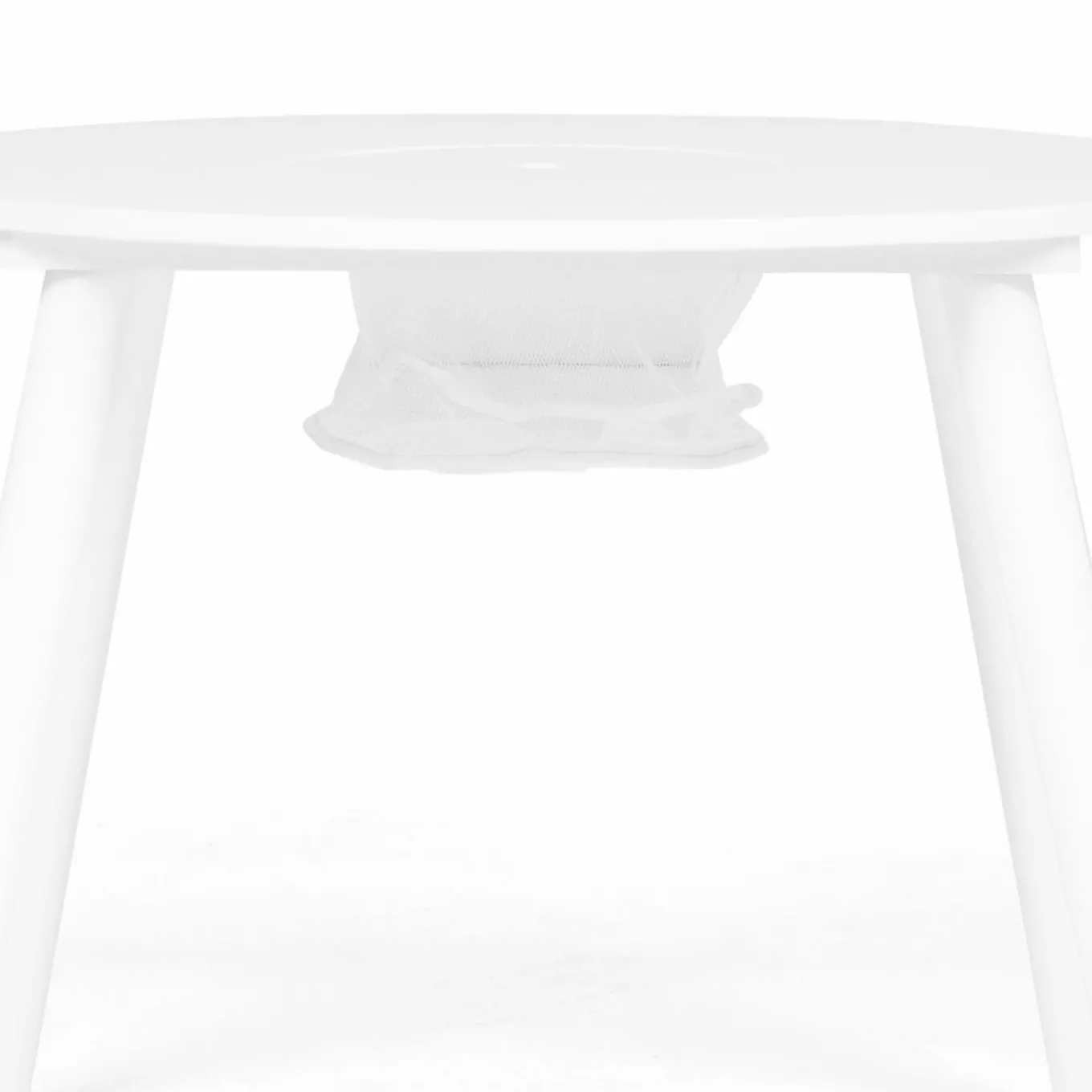 IDMarket Ensemble de table et chaises pour enfant en bois blanc*Enfant Meubles Blancs|Meubles En Bois