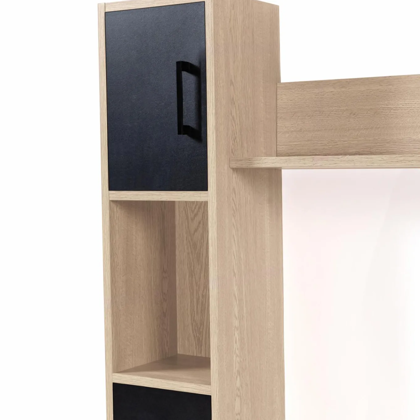 IDMarket Ensemble meuble télé avec étagères murales et placards* Meubles Bas|Meubles En Bois