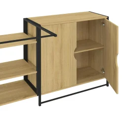 IDMarket Ensemble pour machine à laver et sèche-linge design industriel* Meubles Salle De Bain