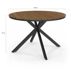 IDMarket Ensemble table et chaises salon de jardin 6 personnes* Salons De Jardin