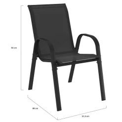 IDMarket Ensemble table et chaises salon de jardin 6 personnes* Salons De Jardin