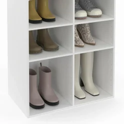 IDMarket Etagère à chaussures 16 compartiments* Collection Moderne|Meubles À Chaussures