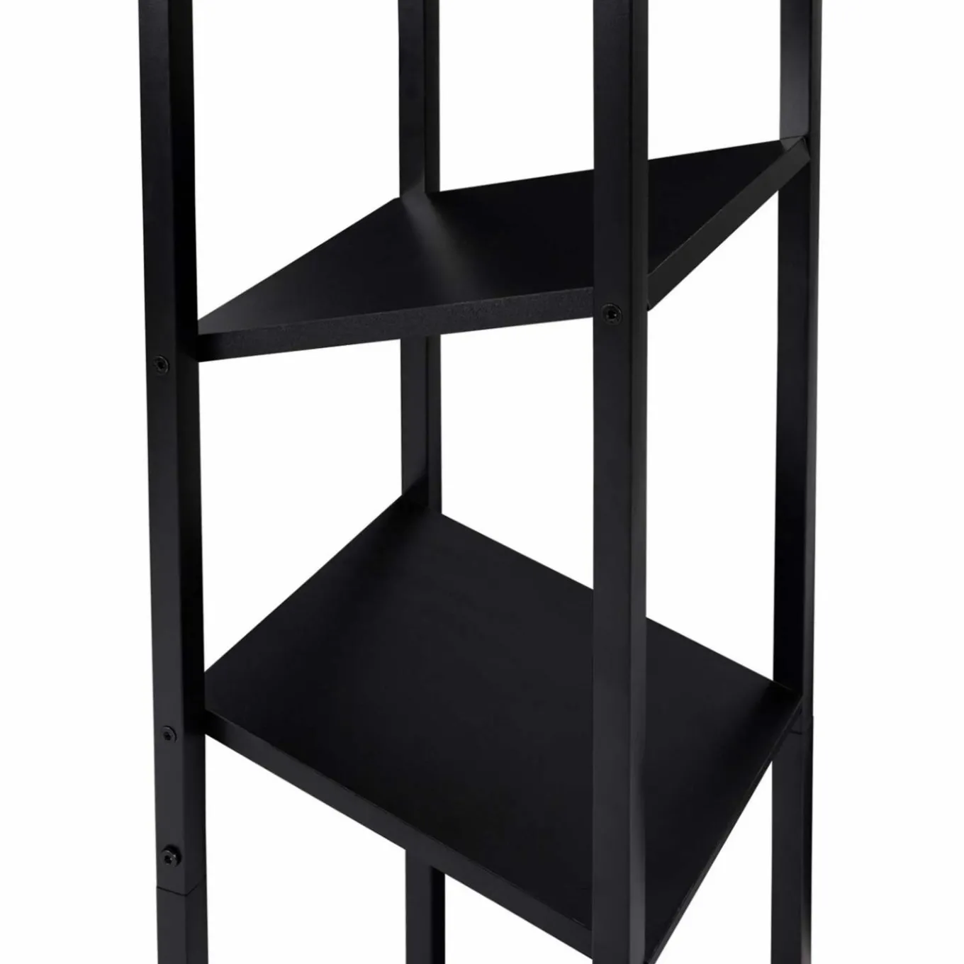 IDMarket Etagère de rangement pour bois de chauffage en acier noir* Accessoires Cheminée|Stockage Du Bois