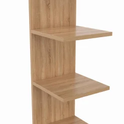 IDMarket Etagère murale suspendue façon hêtre 190 cm* Etagères|Petits Meubles