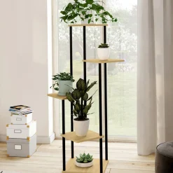 IDMarket Etagère porte plante design industriel* Décoration Et Accessoires|Plantes Artificielles