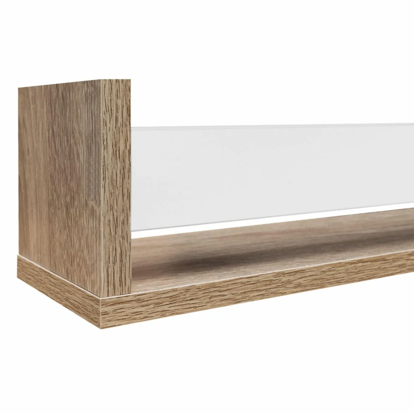 IDMarket Etagères à épices hêtre et blanc* Etagères