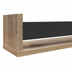 IDMarket Etagères à épices hêtre et noir* Etagères|Dessertes Et Éléments De Cuisine