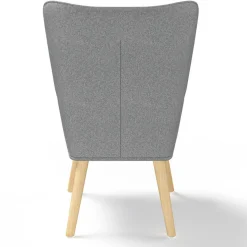 IDMarket Fauteuil design scandinave gris clair* Collection Agencement Magasin|Collection Scandinave