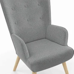 IDMarket Fauteuil design scandinave gris clair* Collection Agencement Magasin|Collection Scandinave