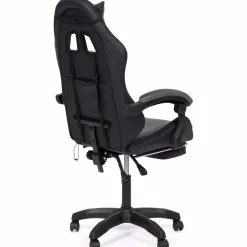 IDMarket Fauteuil gaming LED noir et gris avec repose-pied, coussin tête + lombaire* Collection Télétravail|Chaises De Bureau Et Accessoires