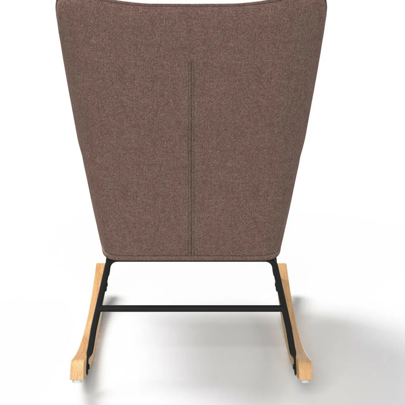 IDMarket Fauteuil scandinave en tissu à bascule patchwork multicouleurs* Collection Scandinave|Fauteuils