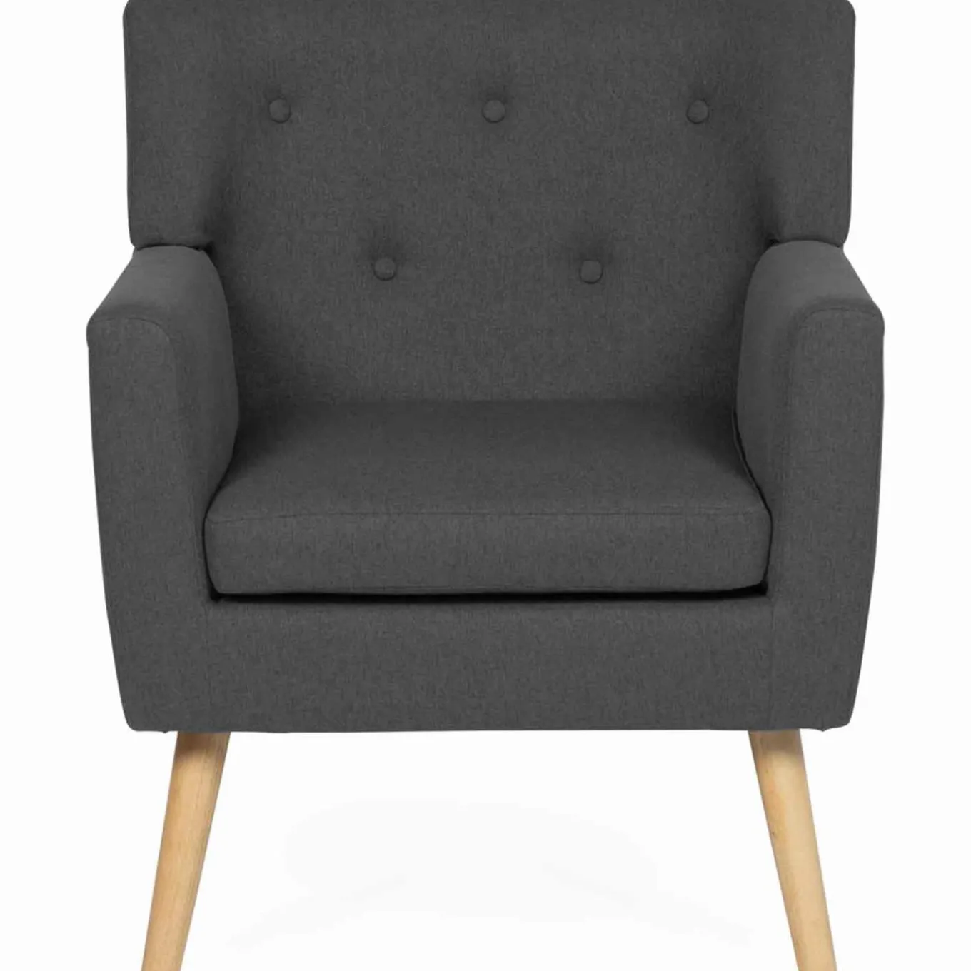 IDMarket Fauteuil scandinave gris anthracite* Collection Agencement Magasin|Collection Scandinave
