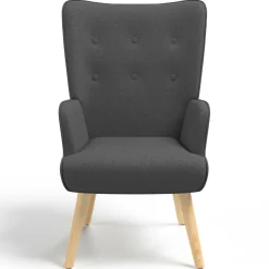 IDMarket Fauteuil scandinave gris anthracite IVAR* Collection Agencement Magasin|Collection Scandinave