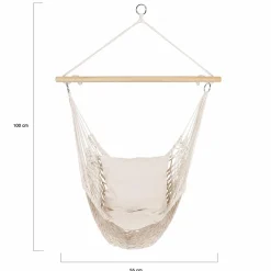 IDMarket Fauteuil suspendu macramé* Fauteuils De Jardin|Hamacs