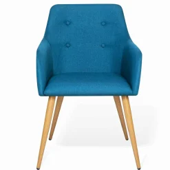 IDMarket Fauteuils scandinaves bleu canard* Collection Agencement Magasin|Collection Scandinave