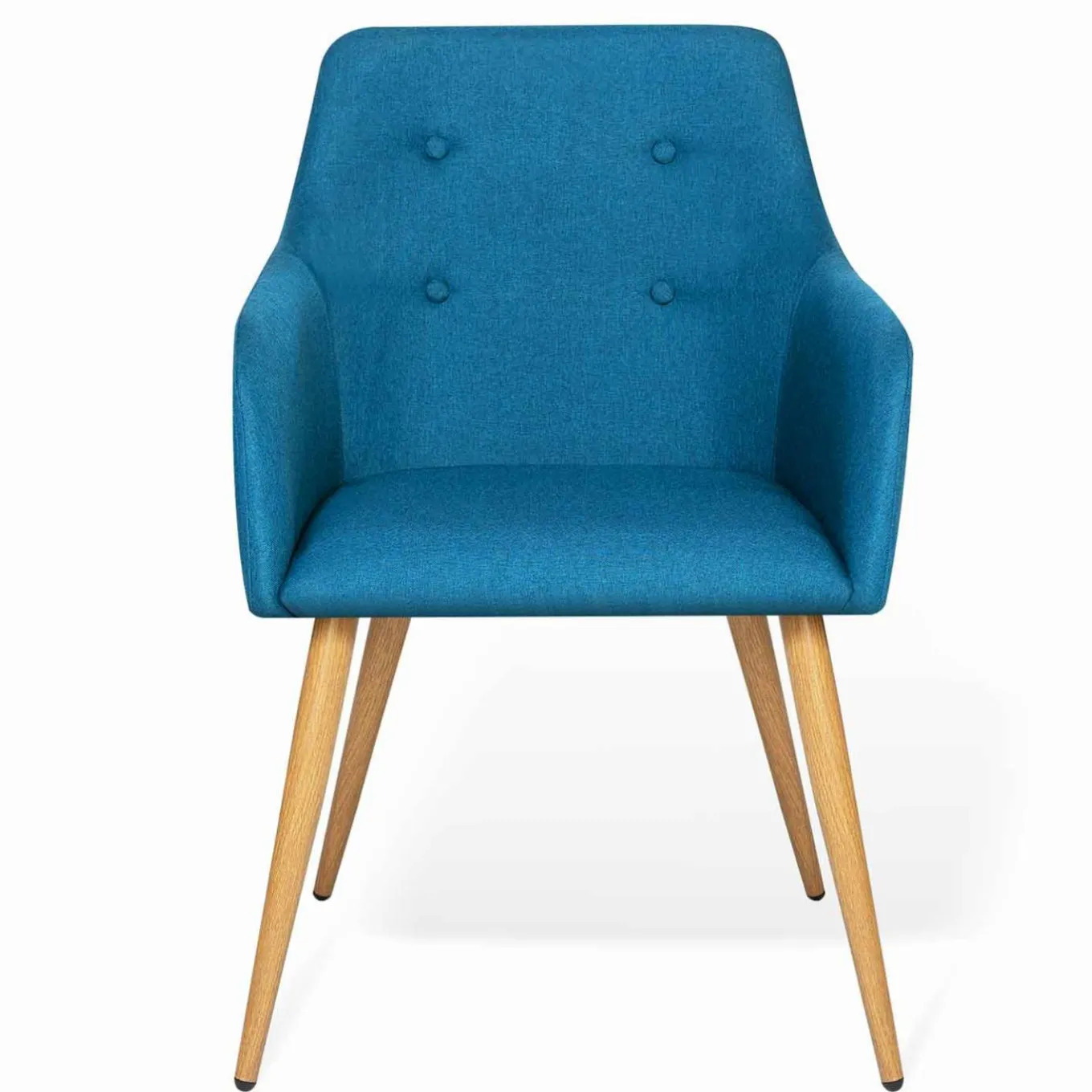IDMarket Fauteuils scandinaves bleu canard* Collection Agencement Magasin|Collection Scandinave
