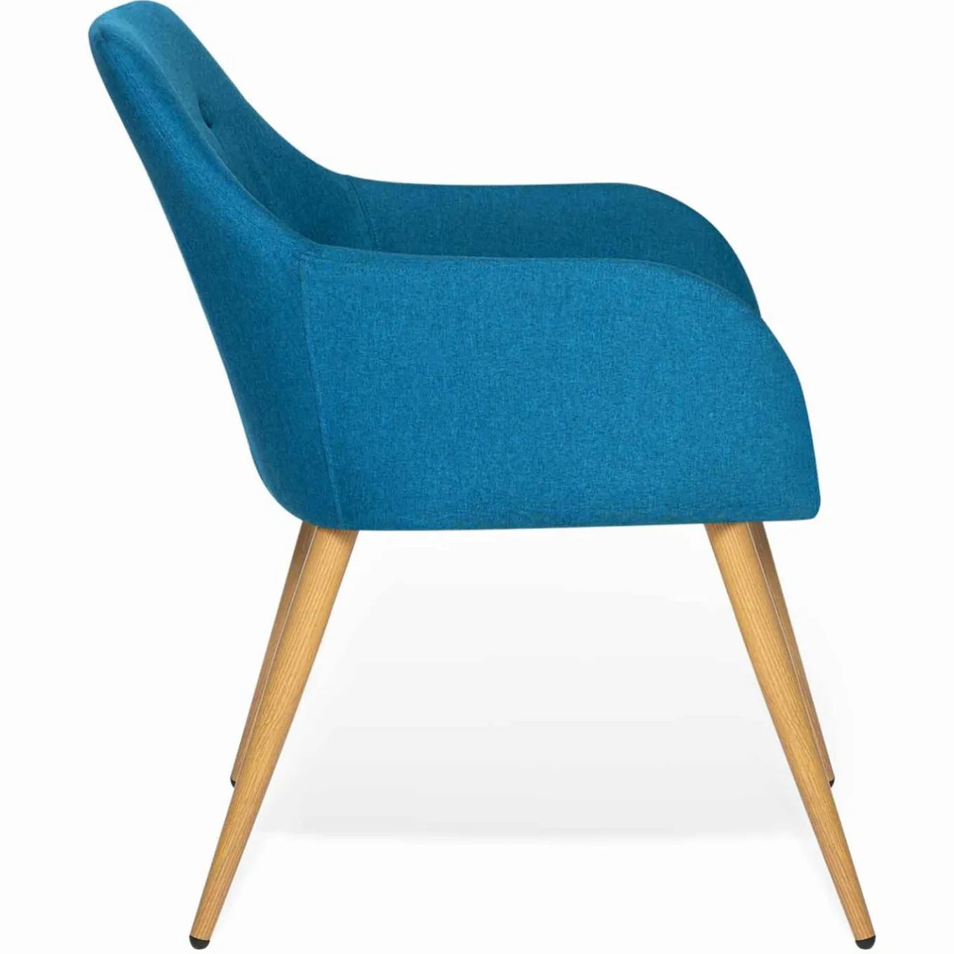 IDMarket Fauteuils scandinaves bleu canard* Collection Agencement Magasin|Collection Scandinave