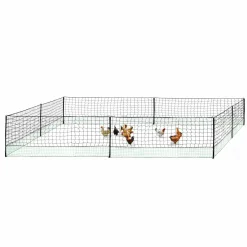 IDMarket Filet de clôture pour poulailler 24 mètres* Accessoires Poulailler|Volières Et Enclos