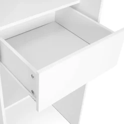 IDMarket Grand dressing d’angle extensible 230x140x180 cm blanc* Dressings Et Portants Vêtements|Chambre Complète Adulte