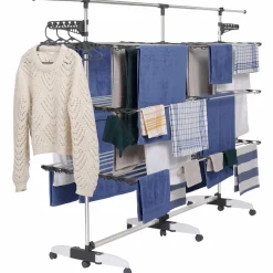 IDMarket Grand étendoir à linge 50m* Séchoirs À Linge