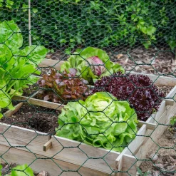 IDMarket Grillage à poule vert 1x25m clôture souple jardin animaux* Accessoires Animaux|Accessoires Poulailler