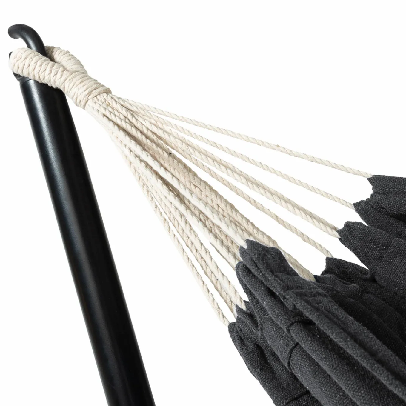 IDMarket Hamac gris anthracite avec support métal* Hamacs