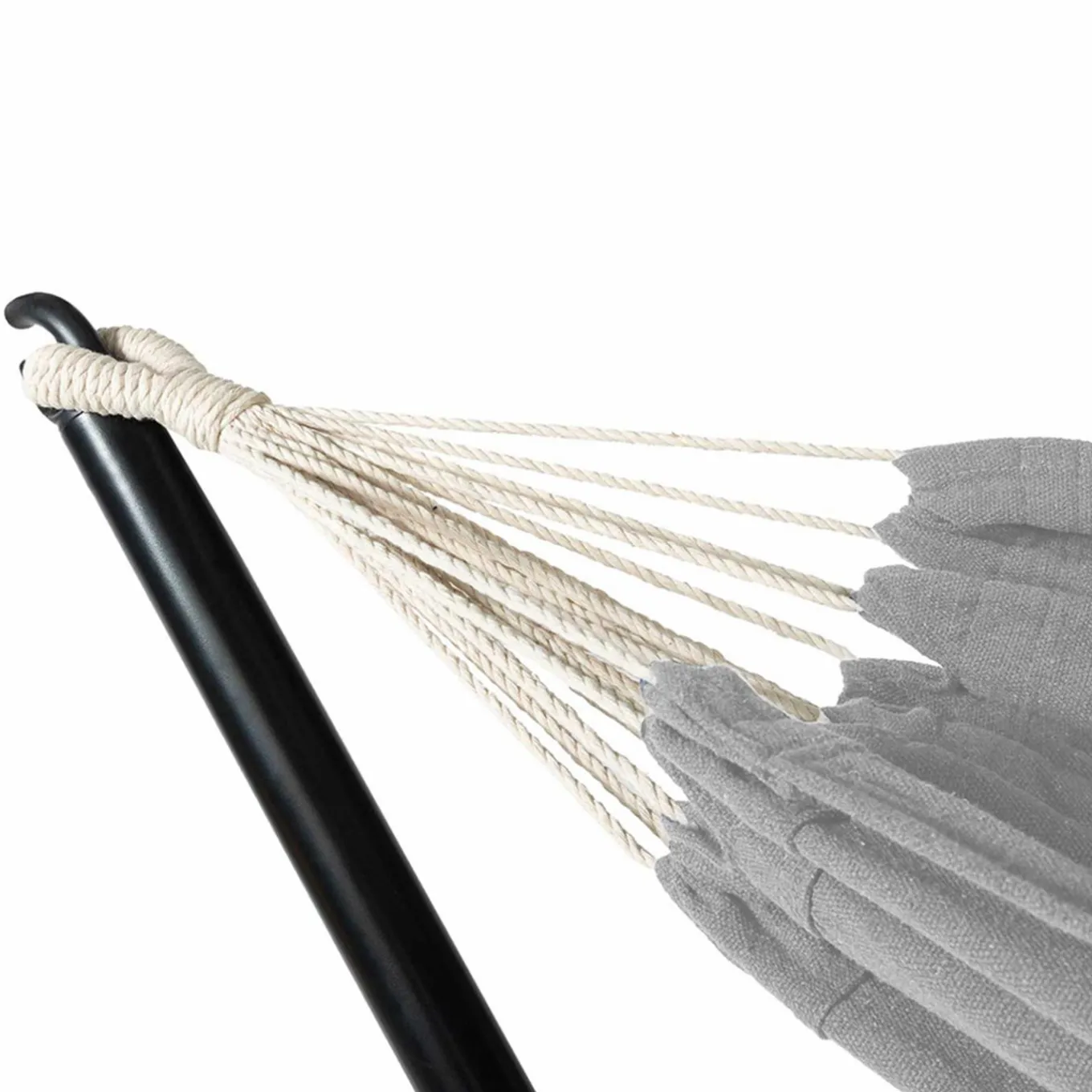 IDMarket Hamac gris clair avec support métal* Hamacs