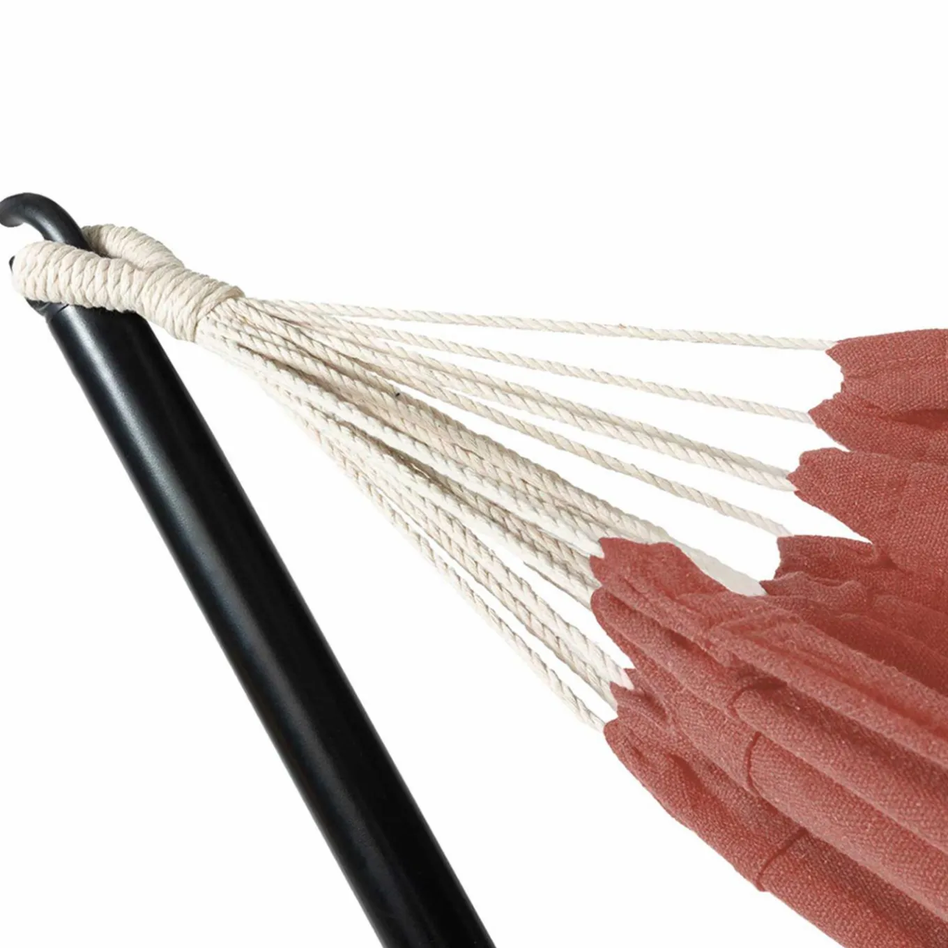 IDMarket Hamac terracotta avec support métal* Hamacs