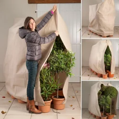 IDMarket Housse d’hivernage pour arbustes 200 x 240 cm* Protection Du Jardin