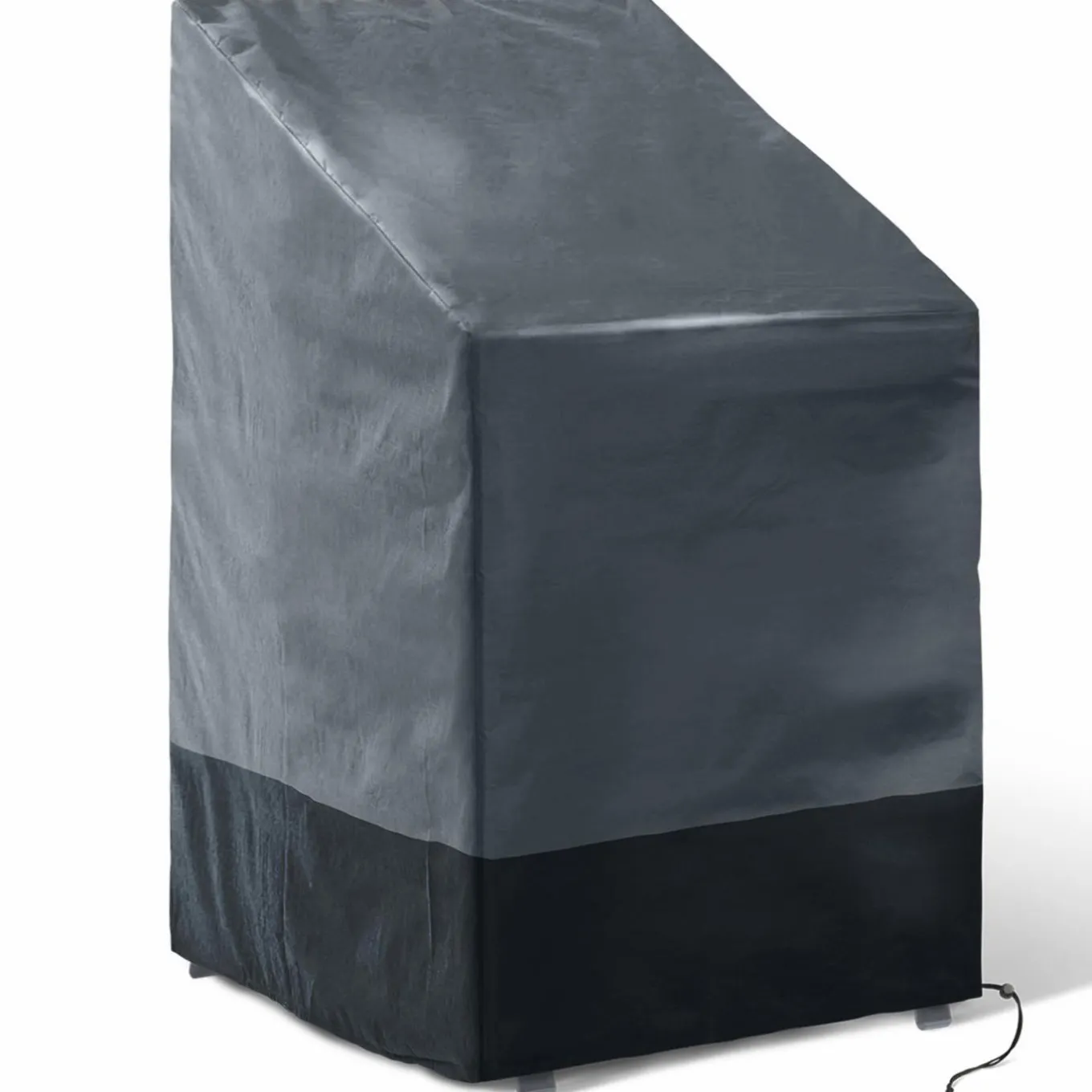 IDMarket Housse protection chaise imperméable grise et noire* Protection Du Jardin|Salons De Jardin