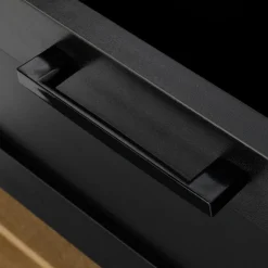 IDMarket Ilot mange debout noir et bois 130 cm* Collection Design|Collection Moderne