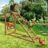 IDMarket Jeux pour poules avec perchoir et balançoire* Accessoires Animaux|Accessoires Poulailler