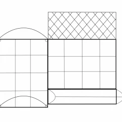 IDMarket Kit complet 3 carrés potager et serre à tomates + treillis + housse* Carrés Potager