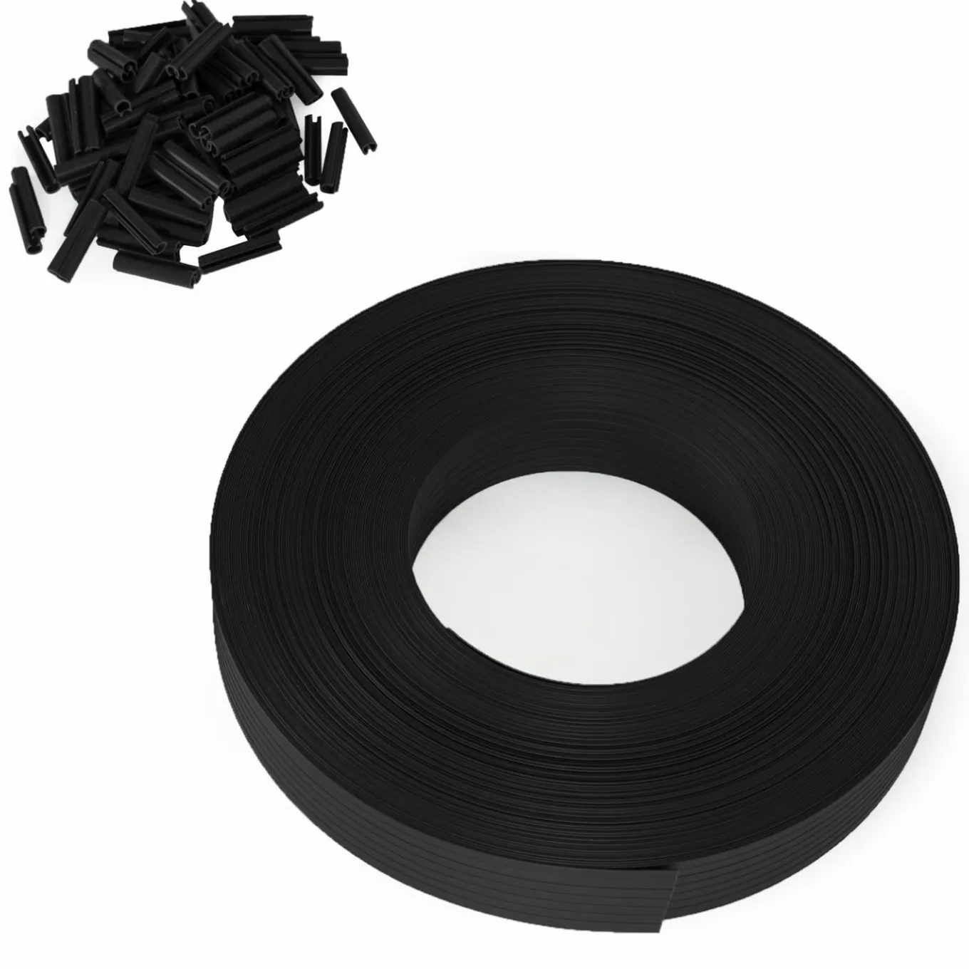 IDMarket Kit de lamelles d’occultation pour grillage rigide noires* Lamelles Occultantes|Panneaux Occultants