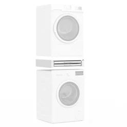 IDMarket Kit de superposition universel machine à laver et sèche linge avec séchoir* Rangement Et Accessoires|Séchoirs À Linge