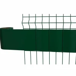 IDMarket Lamelles occultantes PVC vert 35m pour grillage rigide* Lamelles Occultantes