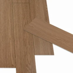 IDMarket Lames PVC adhésives bois chêne foncé* Produits D’Aménagement Intérieur|Décoration Et Accessoires