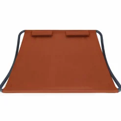 IDMarket Lit bain de soleil 2 places terracotta en toile* Bains De Soleil