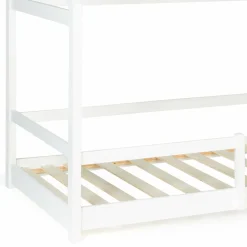 IDMarket Lit cabane enfant blanc 90 x 190 cm style scandinave*Enfant Meubles Blancs|Collection Scandinave