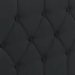 IDMarket Lit coffre avec tête de lit noir 140x190 cm* Collection Contemporaine|Chambre Complète Adulte