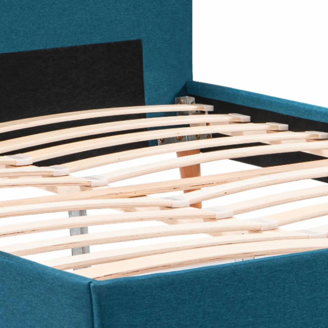 IDMarket Lit double scandinave bleu canard* Collection Scandinave|Chambre Complète Adulte