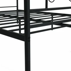 IDMarket Lit en métal 140 x 190 cm avec sommier* Collection Métal|Lits Avec Sommier