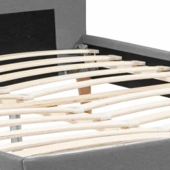 IDMarket Lit nordique gris clair 2 places* Collection Scandinave|Chambre Complète Adulte