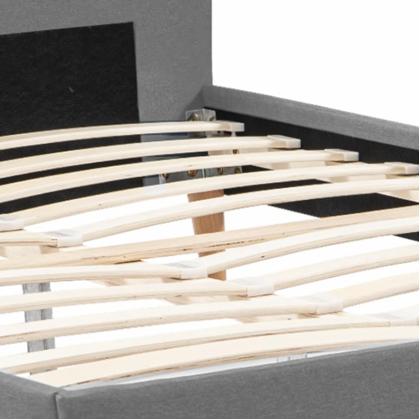 IDMarket Lit scandinave gris clair 2 places* Collection Scandinave|Chambre Complète Adulte