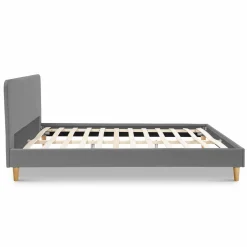 IDMarket Lit scandinave gris clair 2 places* Collection Scandinave|Chambre Complète Adulte