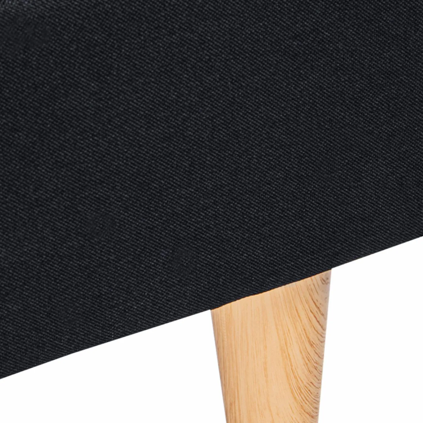 IDMarket Lit scandinave noir 2 places 140x190 cm* Collection Scandinave|Chambre Complète Adulte