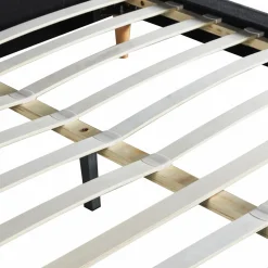 IDMarket Lit scandinave 140x190 cm gris* Collection Scandinave|Chambre Complète Adulte