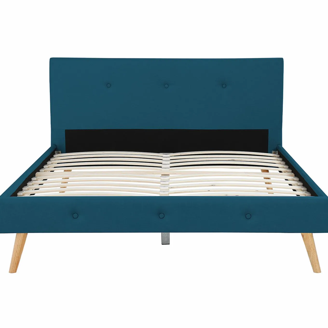 IDMarket Lit style scandinave 160x200 cm bleu canard* Collection Scandinave|Chambre Complète Adulte
