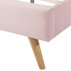 IDMarket Lit style scandinave 140x190 cm rose* Collection Scandinave|Chambre Complète Adulte