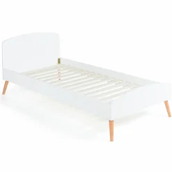 IDMarket Lit style scandinave 90x190 cm blanc* Meubles Blancs|Collection Scandinave